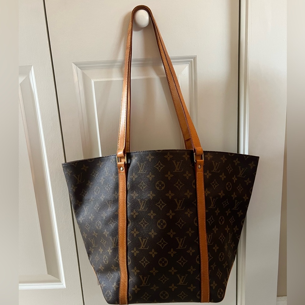 Louis Vuitton Brown Monogram Tote Bag
